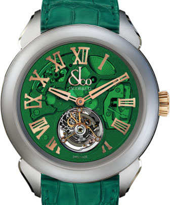 (image for) JACOB & CO PALATIAL FLYING TOURBILLON HOURS MINUTE 150.520.24.NS.QG.1NS Replica watch